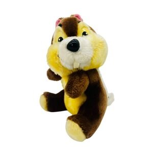 Disneyland Walt Disney Chip & Dale Chipmunk Stuffed Animal Plush‎ Vintage 9"